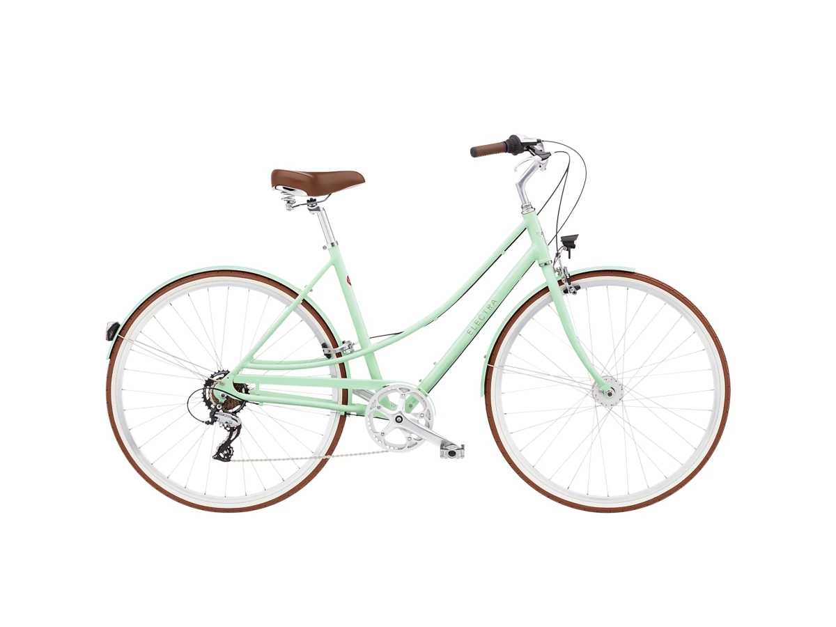 Vélo ELECTRA Loft 7D EQ Cadre Ouvert Vert Pastel 3 Vélo ELECTRA Loft 7D EQ Cadre Ouvert Vert Pastel