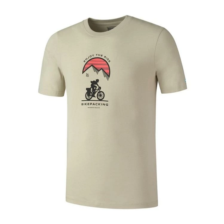 T-Shirt SHIMANO Yama Olive Rouge 3 T-Shirt SHIMANO Yama Olive Rouge