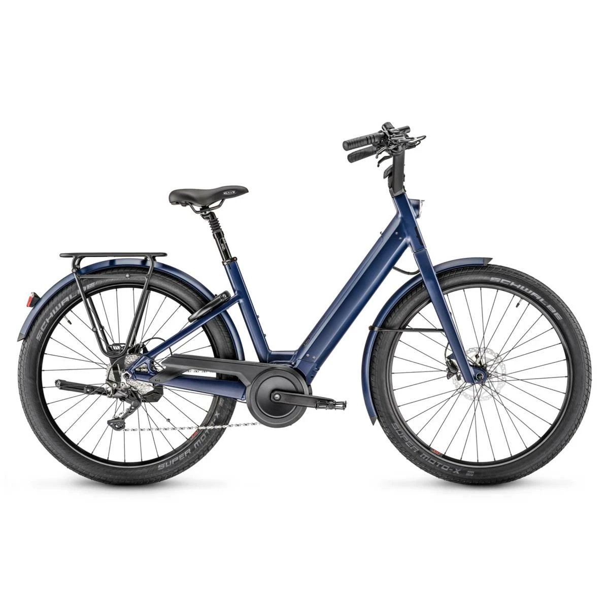 Vélo De Ville électrique MOUSTACHE Lundi 27.1 400Wh Bleu Nuit Mat 3 Vélo De Ville électrique MOUSTACHE Lundi 27.1 400Wh Bleu Nuit Mat
