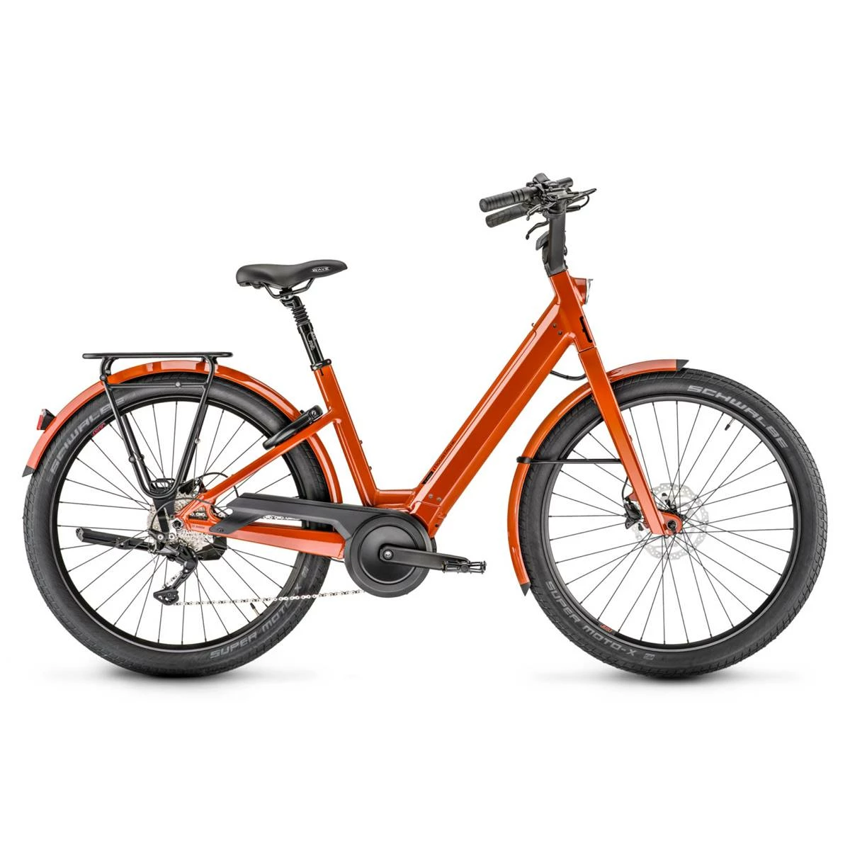 Vélo De Ville électrique MOUSTACHE Lundi 27.1 400Wh Terracotta Brillant 3 Vélo De Ville électrique MOUSTACHE Lundi 27.1 400Wh Terracotta Brillant