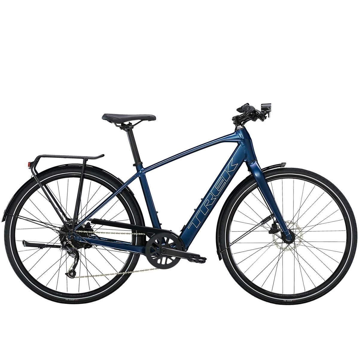 Vélo électrique TREK FX+ 2 Bleu Mulsanne 250Wh 3 Vélo électrique TREK FX+ 2 Bleu Mulsanne 250Wh