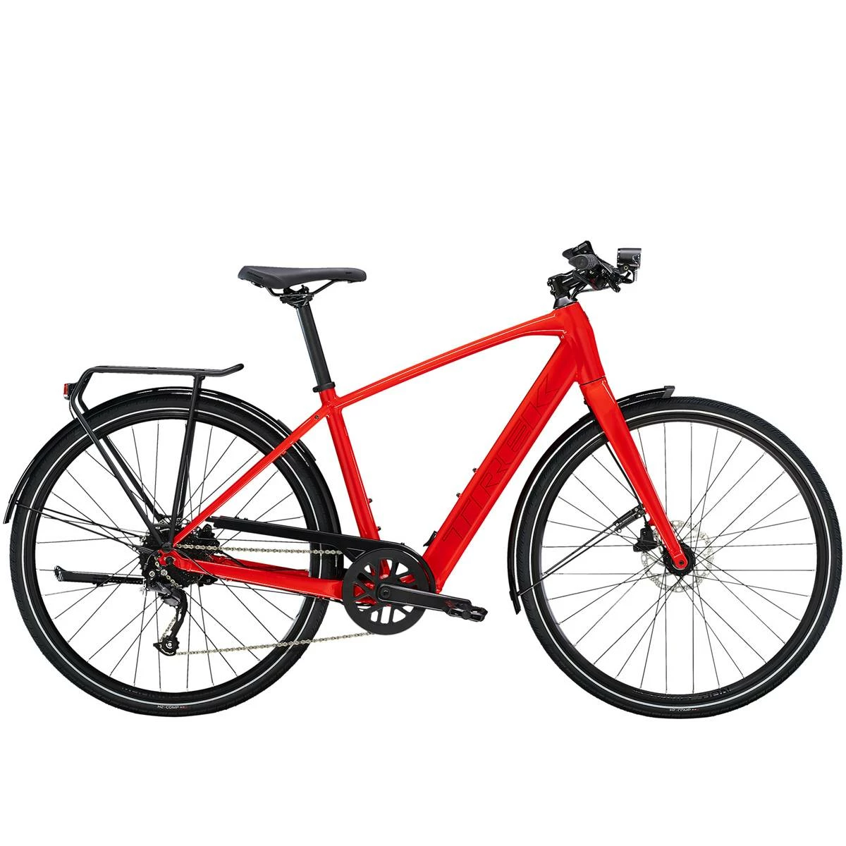 Vélo électrique TREK FX+ 2 Rouge 250Wh 3 Vélo électrique TREK FX+ 2 Rouge 250Wh