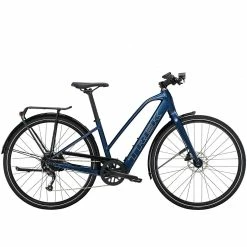 Vélo électrique Femmes TREK FX+ 2 Stagger Bleu Mulsanne 250Wh